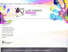 Tablet Screenshot of llardinfantsrodamons.com